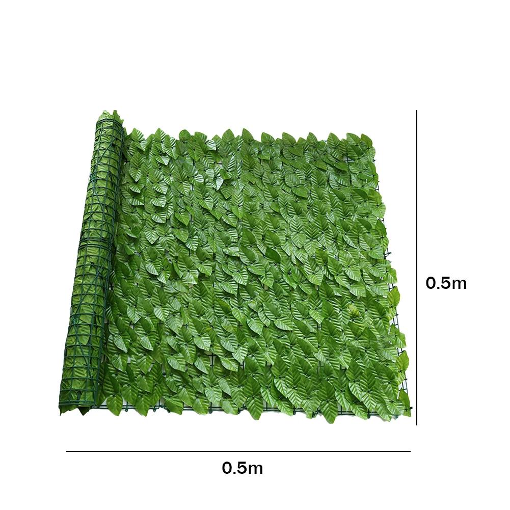 Artificial Ivy Hedge Green Leaf Fence Panels Faux Privacy Fence Screen for Home Outdoor Garden Balcony Multifunctional Decor