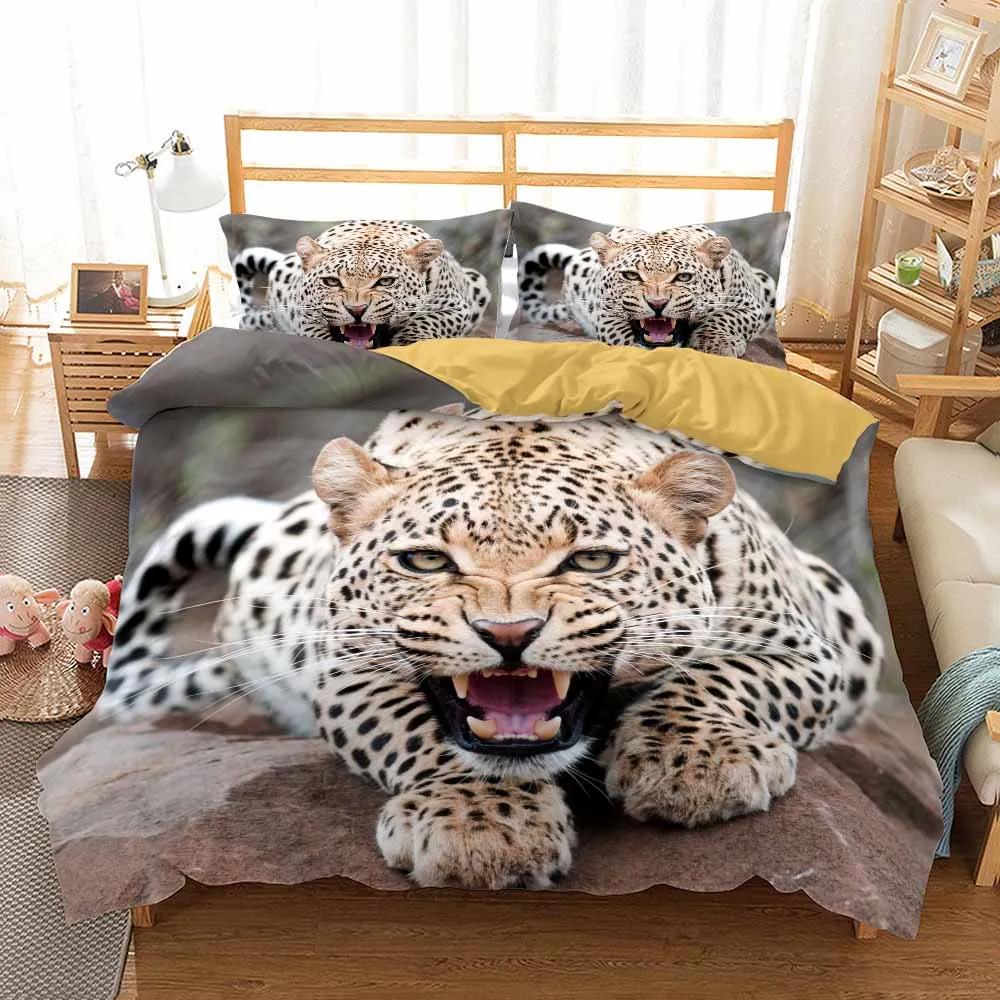 3d Tiger Bedding Set King Queen Winter Duvet Cover Sets Kids,twin Full Queen King Bedroom Set Home Textile Housse De Couette