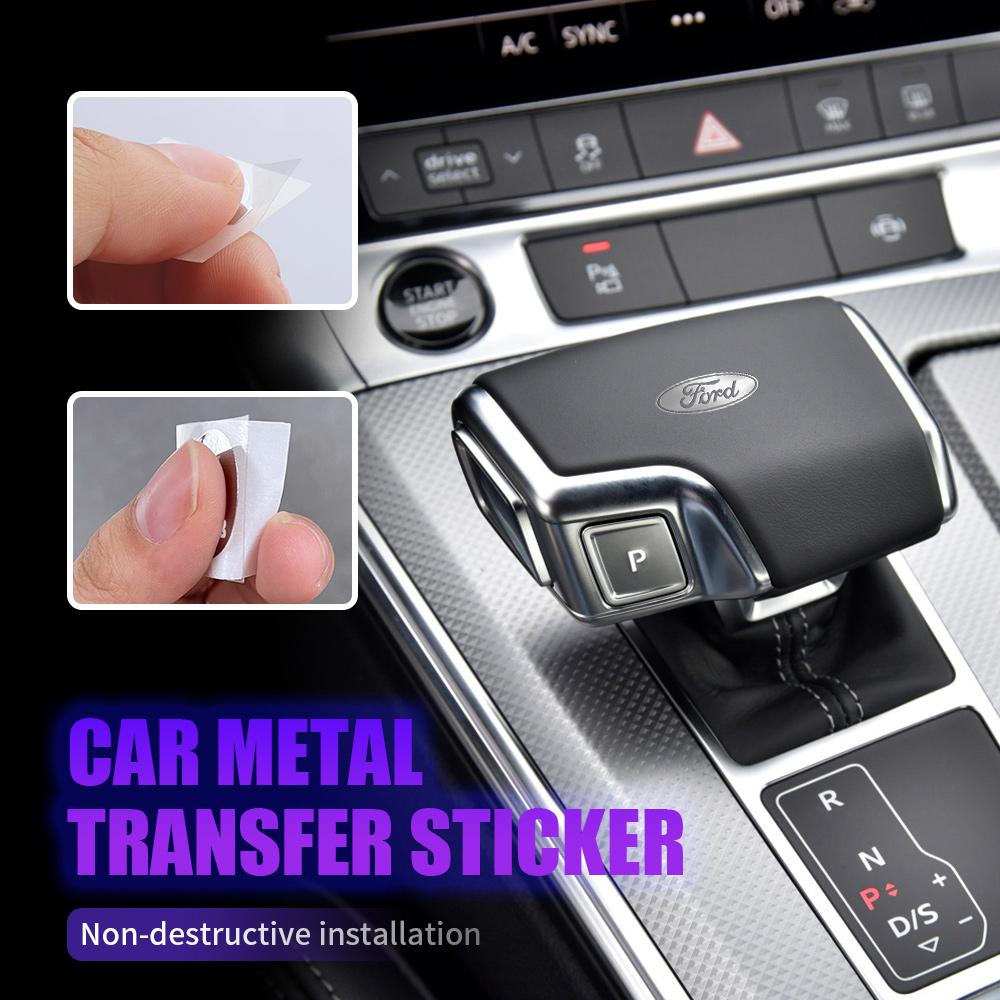 5/10/20PCS Universal Car Metal Small Stickers Center Cover For Ford ST FOCUS Mondeo MK3 MK4 Mustang Fiesta Edge Kuga Transit MK5