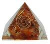 Harmonize Piramide di Orgonite Lapislazzuli con Cristallo Curativo Rame Simbolo Chakra Meditazione Yoga Generatore di Energia Soggiorno