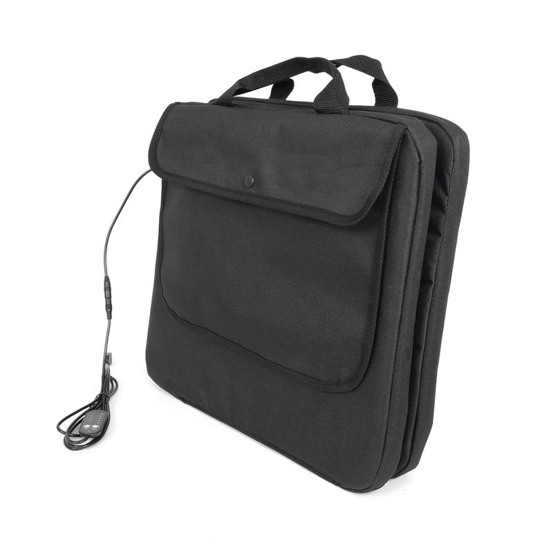 

USB Электрическая Подушка для Сиденья с Подогревом, 5 Уровней Регулировки Температуры и 5-скоростным Таймером, Уличная Утолщенная Подушка с Подогревом для Кемпинга, Сиденье