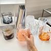 Whiskey Glass Transparent Irregular Wine Glass Creative Kink Glass Family Water Cup Ins Wind Drinking Cup Kitchen Utensils