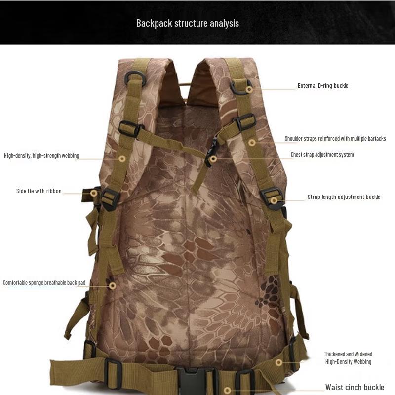 Jiehangzhe 3D Tactical Outdoor Backpack