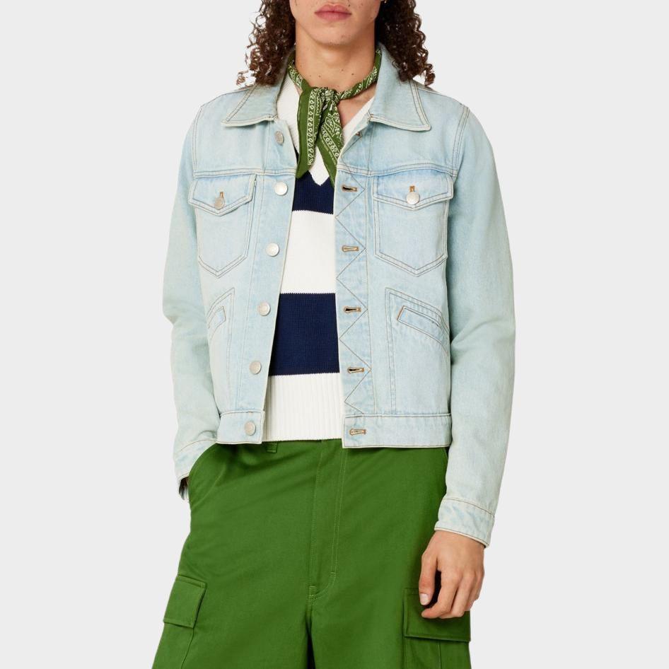 AMIPARIS Denim Trucker Jacket HJK207DE0002448