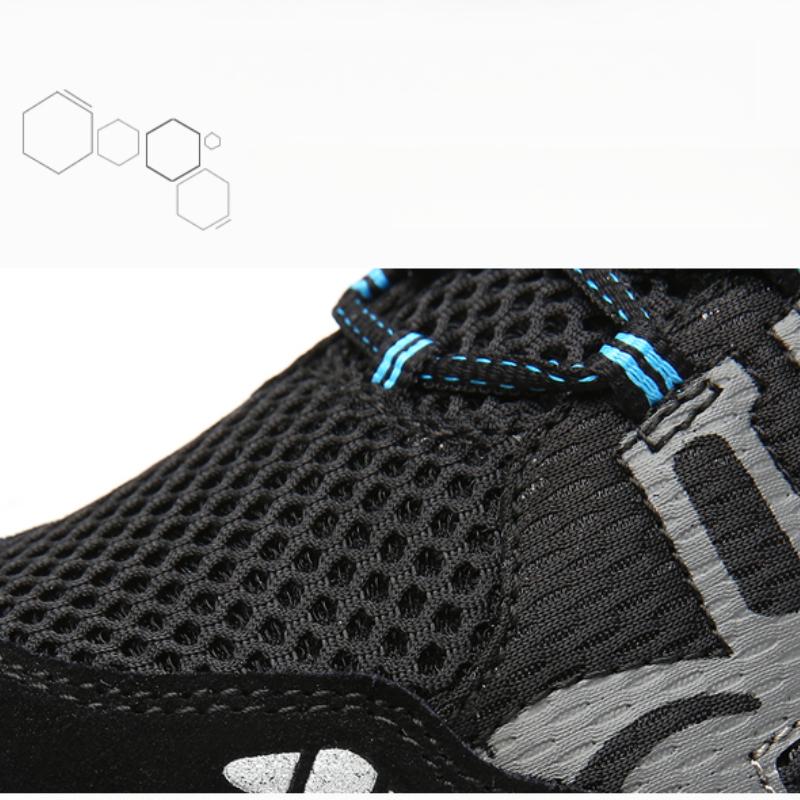 Men's Casual Shoes Male Summer Shoes Mesh Breathable Men's Outdoor Sneakers Rubber Sole Men's Hiking Shoes