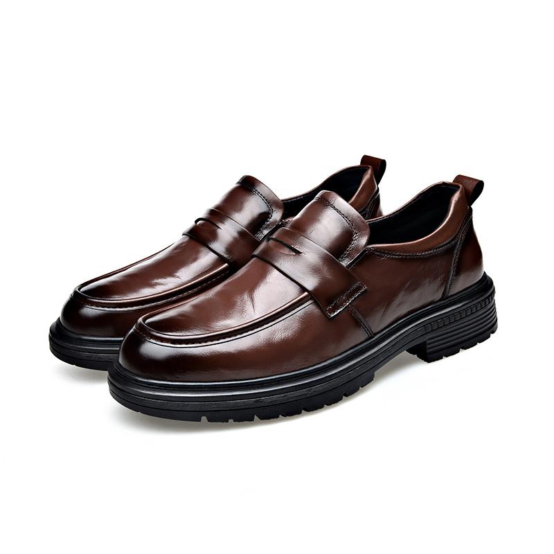 

Модные мужские туфли-лоферы в классическом стиле ретро для повседневного офиса, вождения, отдыха на природе, деловых прогулок, мужская обувь, лидер продаж 39 коричневый
