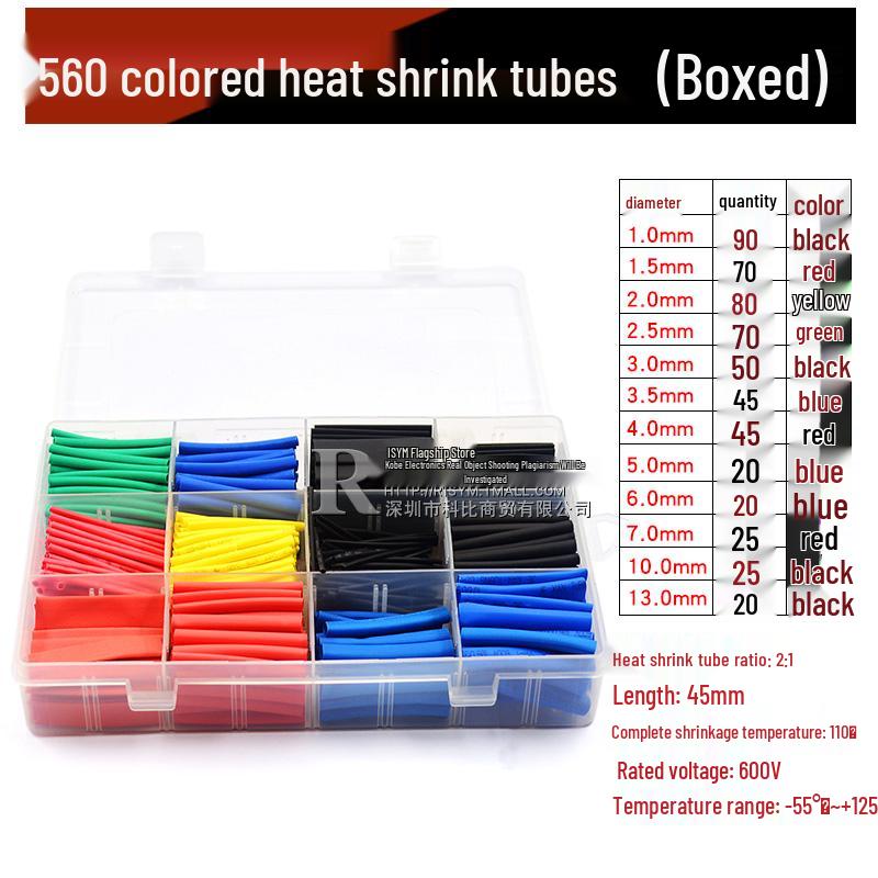 Flame Retardant Heat Shrink Tubing: Flexible, Waterproof Insulating Sleeve for Wiring and Data Cable Protection