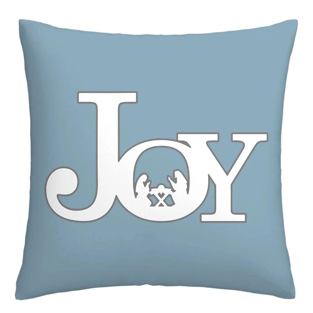 Blue and White Geometric Decorative Pillowcase Living Room Office Home Pillowcase Car Ornaments Ideal Gift