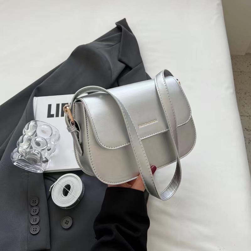 Small Square Bag, Advanced Texture Bag, Foreign Style Single Shoulder Mori Small Satchel.