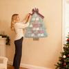 2025 Christmas Calendar Tree Design Fabric Holiday Decoration Fabric Countdown Calendar For Family For Men Women Boys Girls