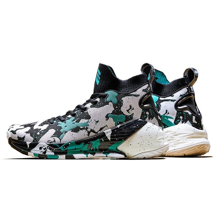 Anta KT4 Klay Thompson High Top Performance Basketball Shoes Men's Black Green 11841101-13