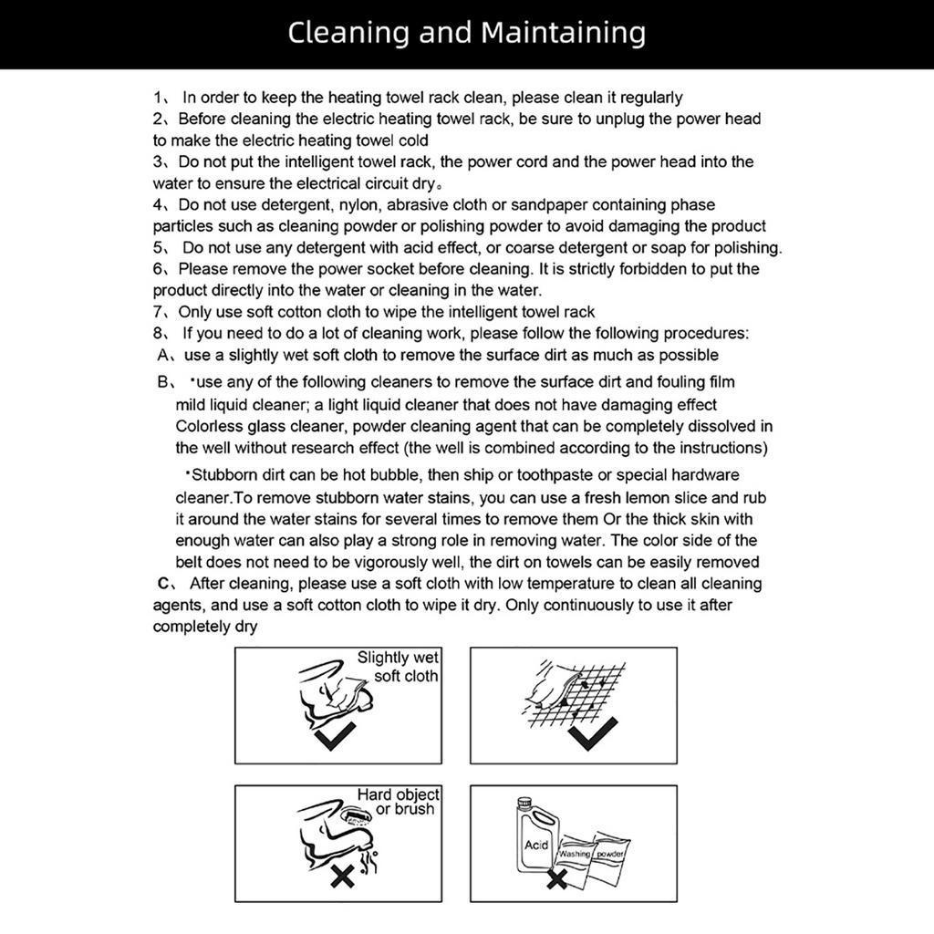 220V / 50Hz Bathroom Fittings Electric Heated Towel Rack Stainless Steel Sterilizing Smart Towel Dryer 70W