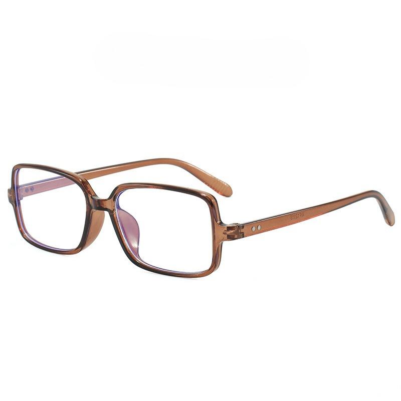 PC Square Frame Sunglasses Fashion Sun Protection for Outdoor Travel Vacation Trendy UV Blocking Lightweight & Durable