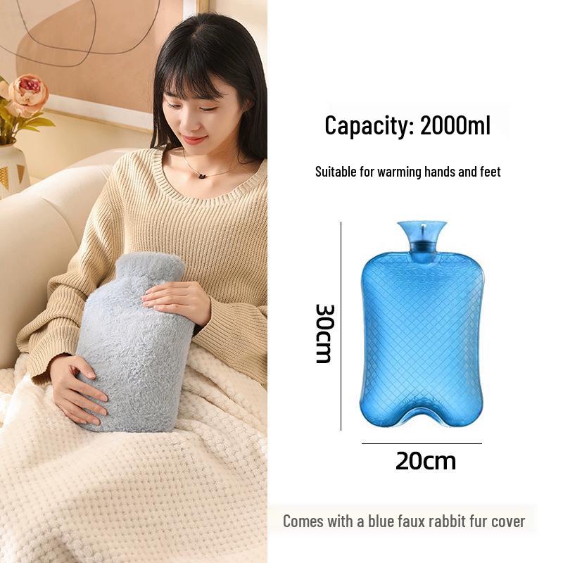 Extra Large Hot Water Bottle - Bed & Foot Warmer with Special Large Capacity