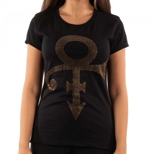 Pertemba Fr - Apparel Women's Prince / Symbol Embellished T-Shirt Extra Large