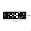 Digital Wall Clock, Alarm Clock Ten Level Brightness Adjustment Positive Function Hanging LED Clocks