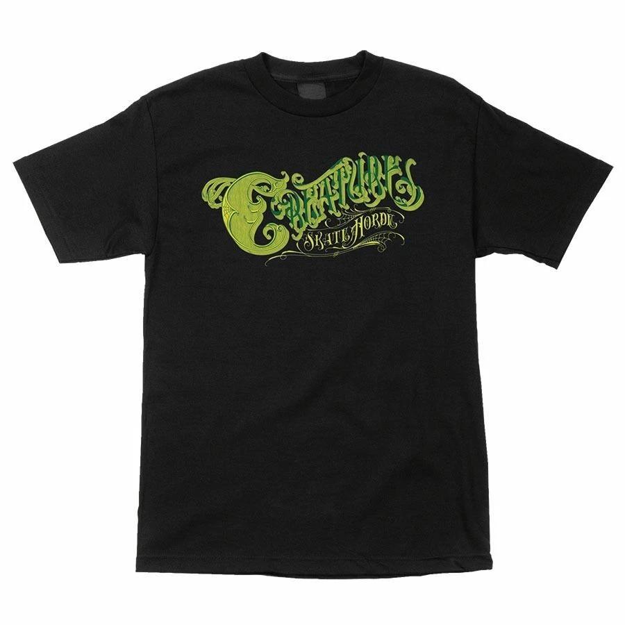 Creature SKATEHORDE Skateboard T Shirt BLACK M