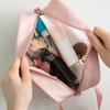 Transparente Kosmetiktasche Große Kapazität Wasserdicht Reise-Kosmetiktasche mit Griff für Damen