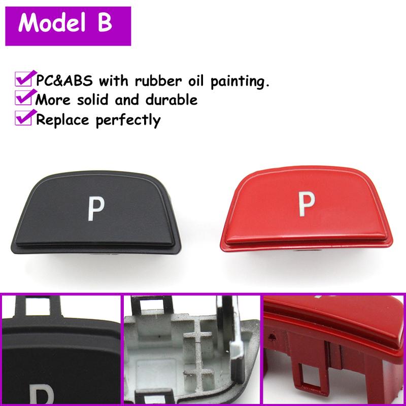F20 F30 F36 F10 F11 F01 F02 F07 F25 F26 F15 F16 Car Gear Lever Auto Parking P Button Cap For BMW 1 2 3 4 5 7 X3 X4 X5 X6