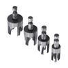 4pcs 1/4in Hex Shank Wood Dowel Drill Set 6.35mm Hex Shaft Cutting Tool  Woodworking