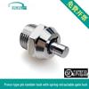 Spring-Loaded Mini Push Lock for Advertising Light Boxes and Cabinets