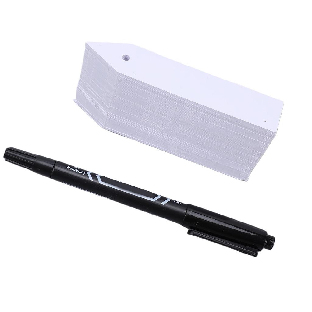 100pcs Plant Labels with Marker Pen Set Waterproofing PVC Plant Tags Garden Labels for Vegetables Flowers Indoor Outdoor