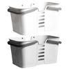 Storage Basket Portable Shower Caddy with Handle Large Capacity Bathroom Organizer Basket with Drainage Holes