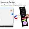 Magnetic Monitor Memo Board, Acrylic Message Reminder Board for Moniter Side, Office Desk Accessories for Women Men, Computer Sticky Note Holder Home