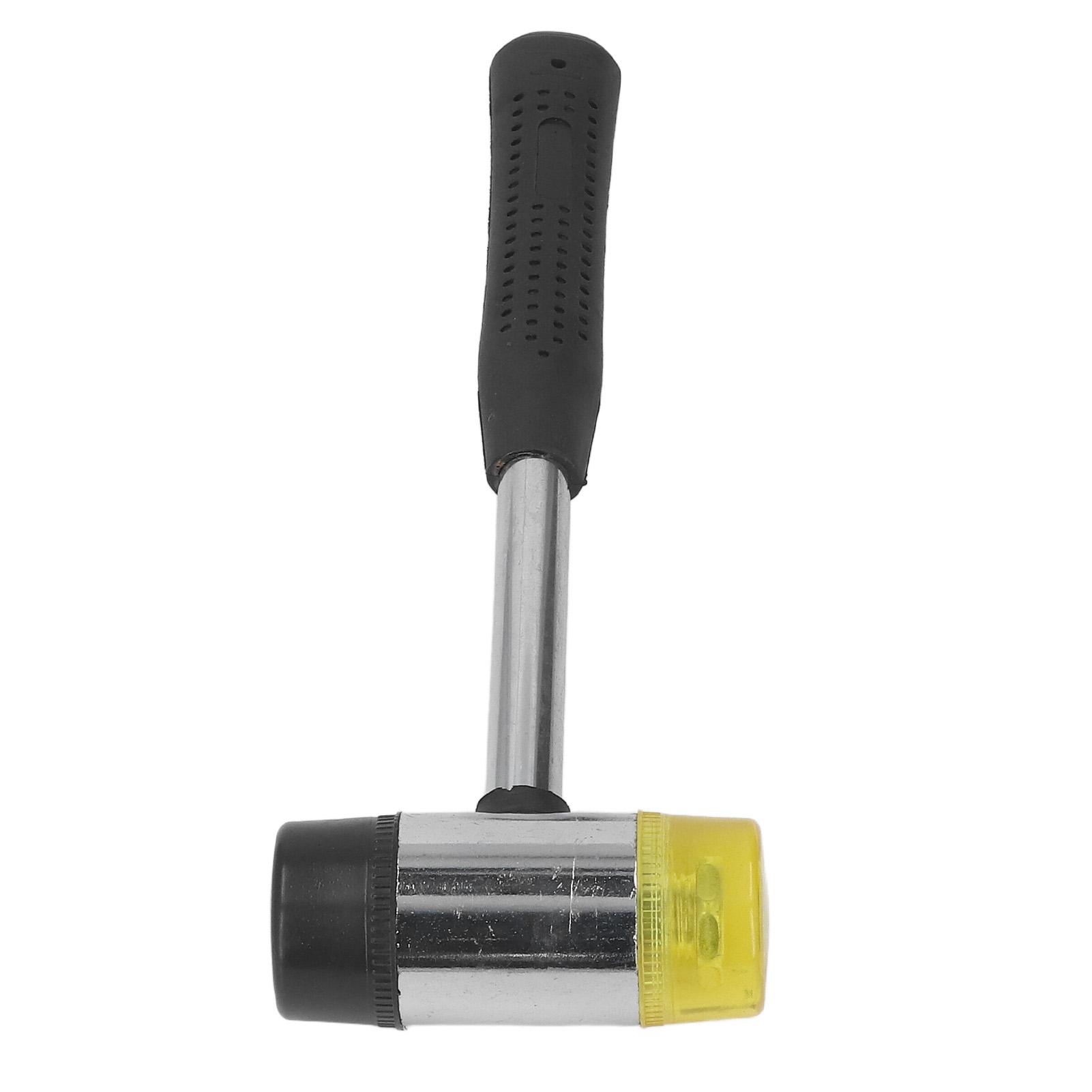 Rubber Hammer Detachable Double Head Rubber Mallet for Leather Crafts Jewelry Woodworking Flooring Installation