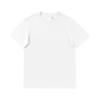 Damen Schwerer Baumwollstoff Lockerer Schnitt Rundhalsausschnitt Kurzarm Einfarbige Sommer-T-Shirt