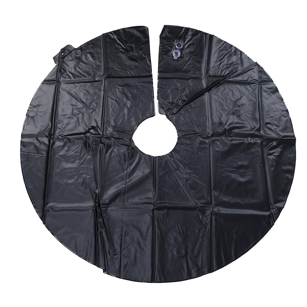 Baumbewässerungsring 10 Gallonen Wiederverwendbarer PVC Tropfbewässerungs-Wasserbeutel zum Pflanzen Gärtnern Schwarz