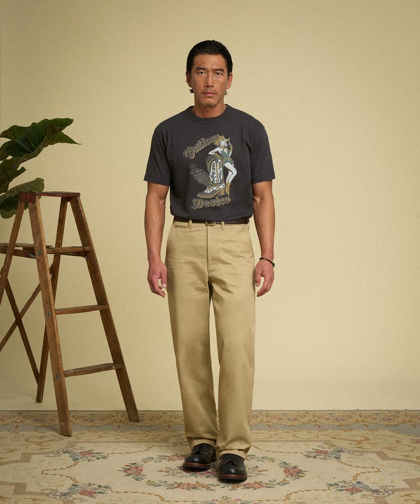Beulonseun Western Boot Loopwheeled Graphic Tee Vintage Black