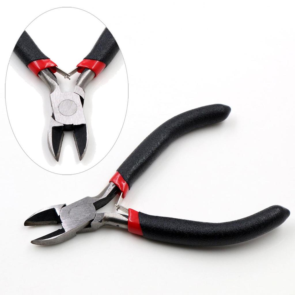 Multi-Functional Craft Pliers Set: Mini Vise, Diagonal Cutters, Needle-Nose for Handcraft and Jewelry Tools.