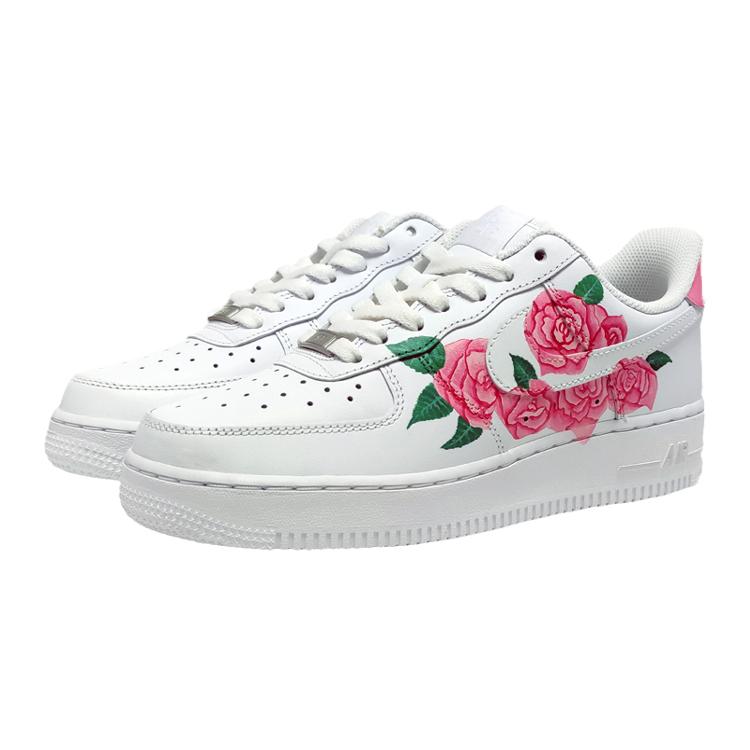 Nike Air Force 1 Low '07 Low top Skateboard Shoes Women's White Green Pink DD8959-100(team5-)