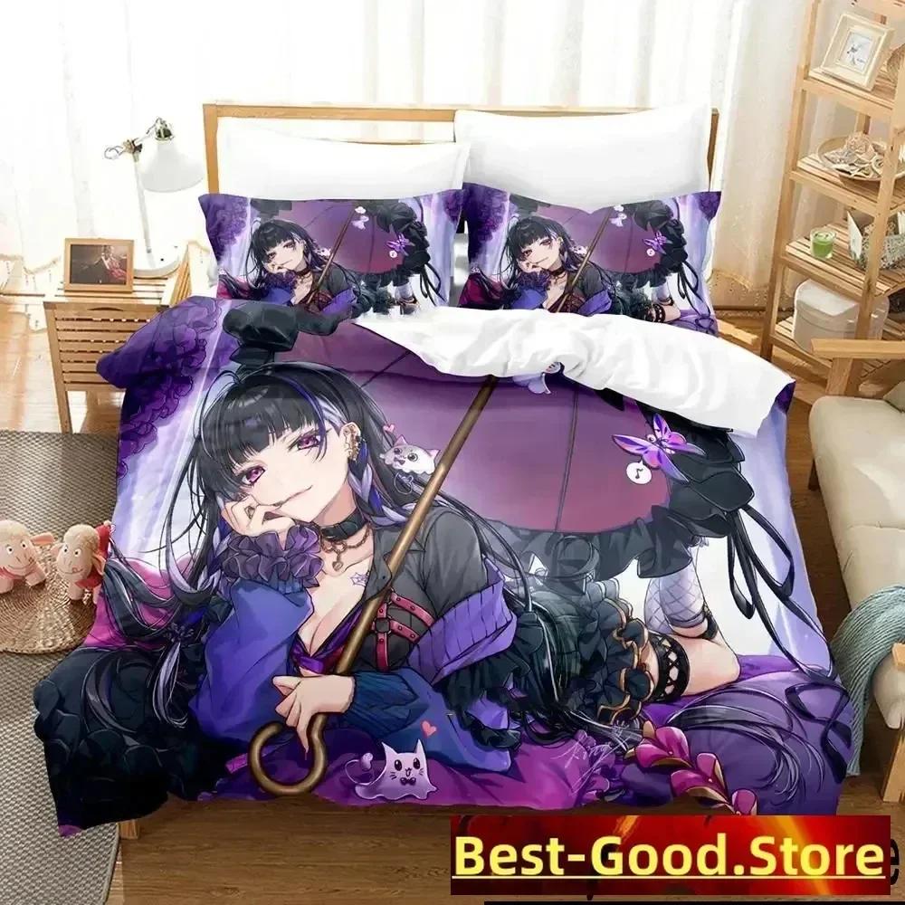 Comforter 3D Print Anime Meloco Kyoran Bedding Set Bed Set Comforter King Queen Size Boys Adult Bedding