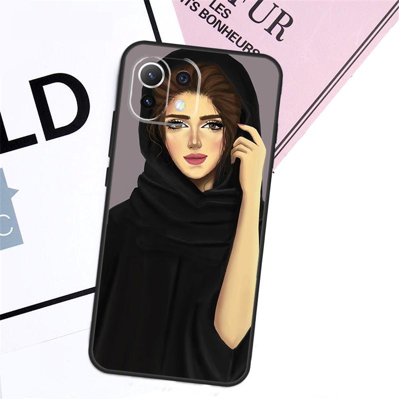 Hijab Gezicht Moslim Islamitische Vrouw Meisje Hoesje Voor Xiaomi 15 14 17 Ultra 13T 14T 15T Pro POCO F8 Ultra F7 F5 F6 X3 X5 X6 X7 Pro Cover