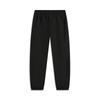 Li Ning Fitness Serie Unifarbene Lässige Einfache Bündchen Gestrickte Sporthosen Damen Hosen Schwarz AYKV382-2