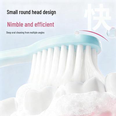 Wide Head Soft Bristle Toothbrush 2-Pack for Adults with Dense Bristles