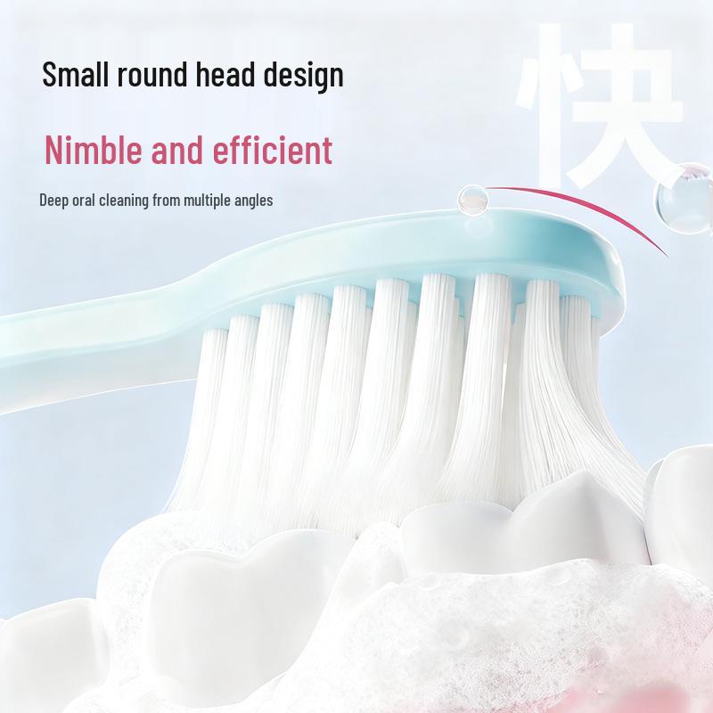 Candy-Colored, SS-Grade Small-Headed Toothbrush with Soft, Fine Bristles for Couples and Families.