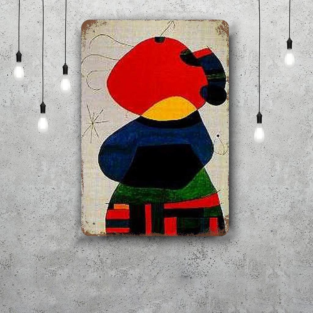 miro art Vintage Tin Sign Home Decor Wall Decor Art Wall Mural Room Decoration Decor Retro Metal Sign Plate Bar Posters