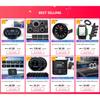 3in1 Water Temp Gauge 52MM Oil Pressure Gauge AMP Volt Meter 12V Kit Car Triple Gauge With Sensor