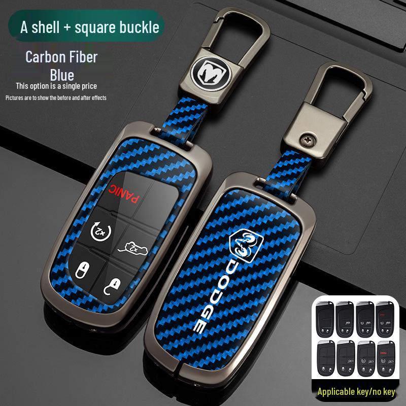 Dodge Journey Challenger RMA Ram Full-Cover Metal Key Case for Men