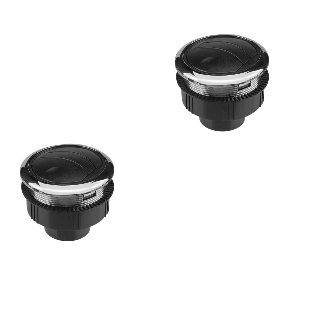 2pcs 75mm Round A/C Air Conditioning Outlet Vent For Car Truck Boat Yacht RV Bus
