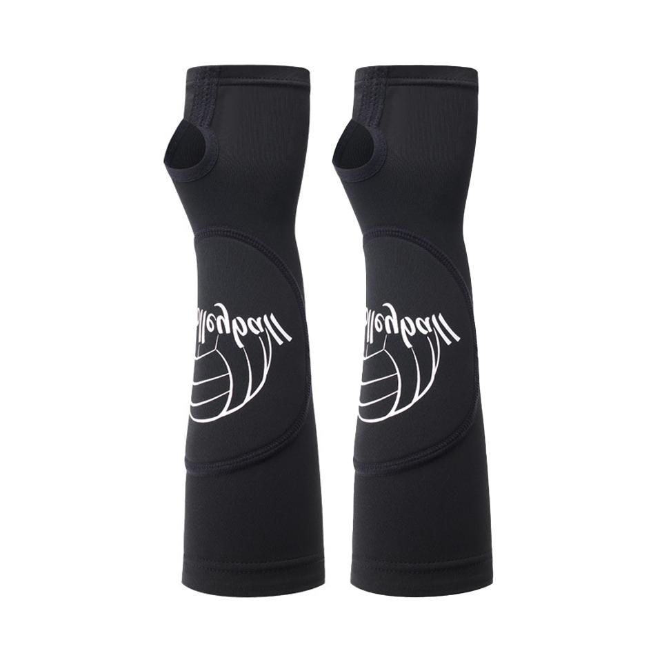 Loogdeel 1 пара волейбольных нарукавников с компрессионной поддержкой для тренировок по баскетболу, спортивная защита предплечья для мужчин S/M