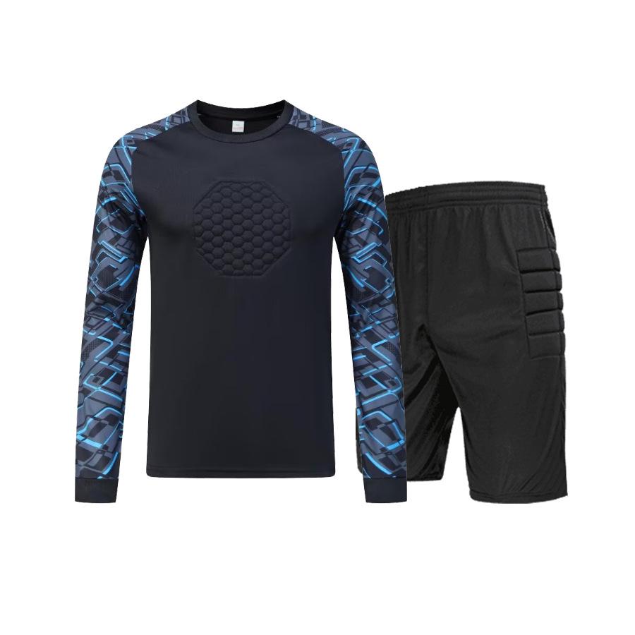 Children's Goalkeeper Anti-fall Long-sleeve Football Training Set