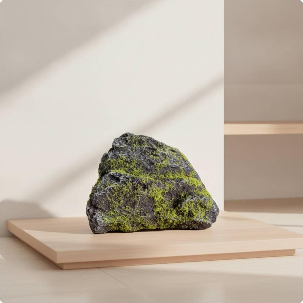 Artificial Lichen Stones Lifelike Rocks Natural