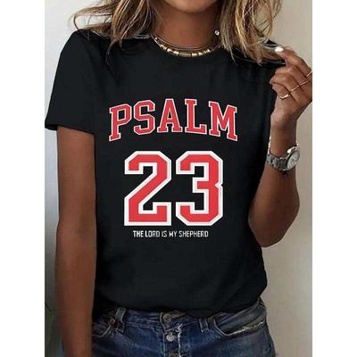 Unisex T-Shirt with Psalm 23 Print