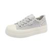 Fashion Comemore Canvas shoes women casual flats 2025 New trendy Korean version lace-up fashion female spring/autumn shoes tenis jeans