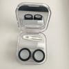 Laser Butterfly Pattern Square Lens Container Women Eye Contacts Lens Case Color Contact Lenses Storage Box Portable Travel Set