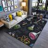 Science Lab Pattern Carpet Suitable As a Non-slip Mat for the Living Room or Bedroom Sofa